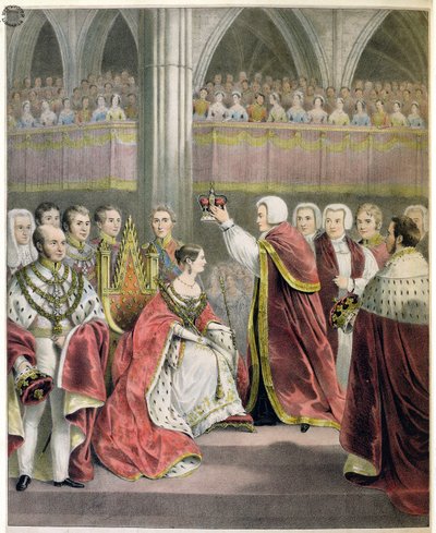 Her Most Gracious Majesty Queen Victoria, Crowned June 28th 1838 by English School